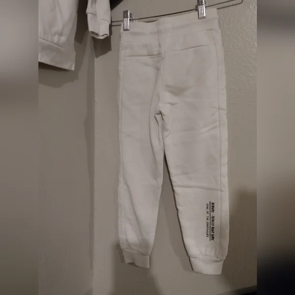 2 piece boys off-white jogger set - Picture 8 of 8